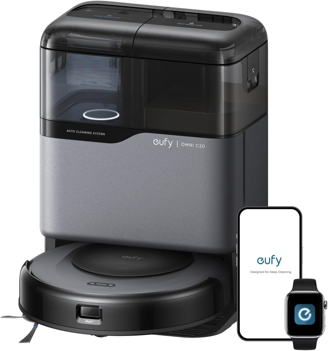 eufy Omni C20 Robot Vacuum and Mop Combo for Hardwood and Carpet
